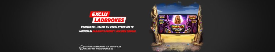 Excluladbrokes: spellen die alleen op Ladbrokes.be te spelen zijn!