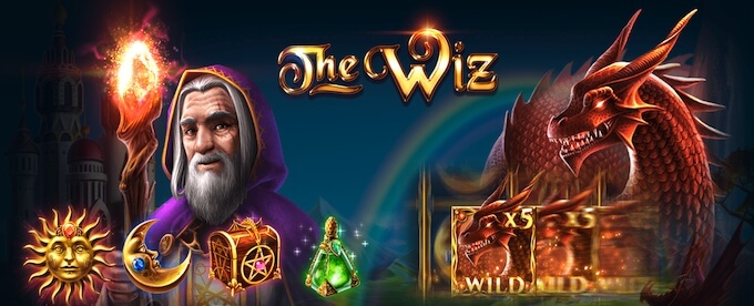 The Wiz slot: betoverend mooi The Wiz slot graphics